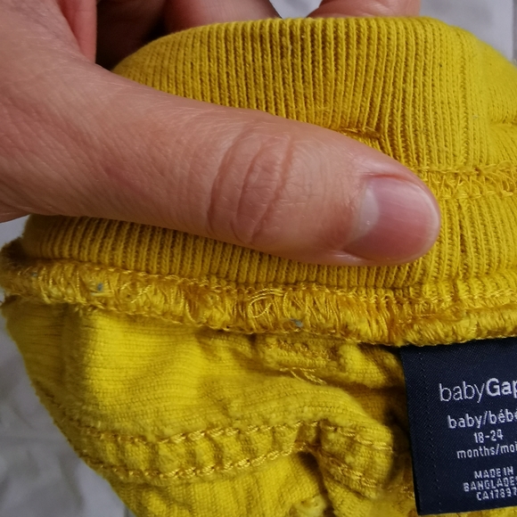 Baby Gap Mustard/Yellow Pants 18-24 - Picture 9 of 12